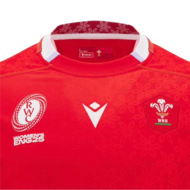 2025-2026 Wales Home WRWC Replica Rugby Shirt