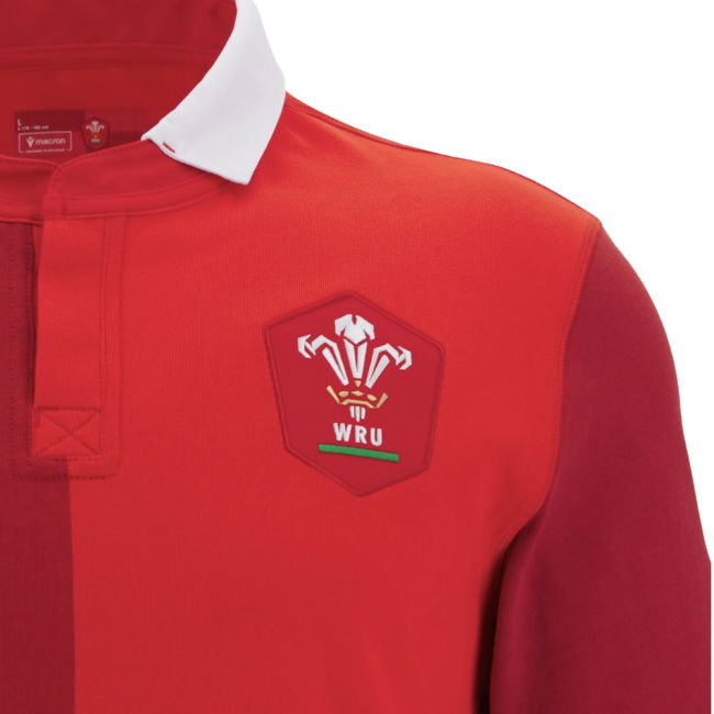 2025-2026 Wales WRU Home Cotton Rugby Shirt