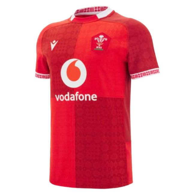 2025-2026 Wales WRU Home Slim Fit Rugby Shirt (Your Name)