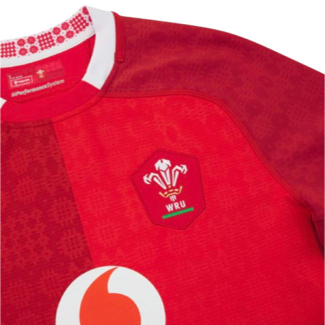2025-2026 Wales WRU Home Slim Fit Rugby Shirt
