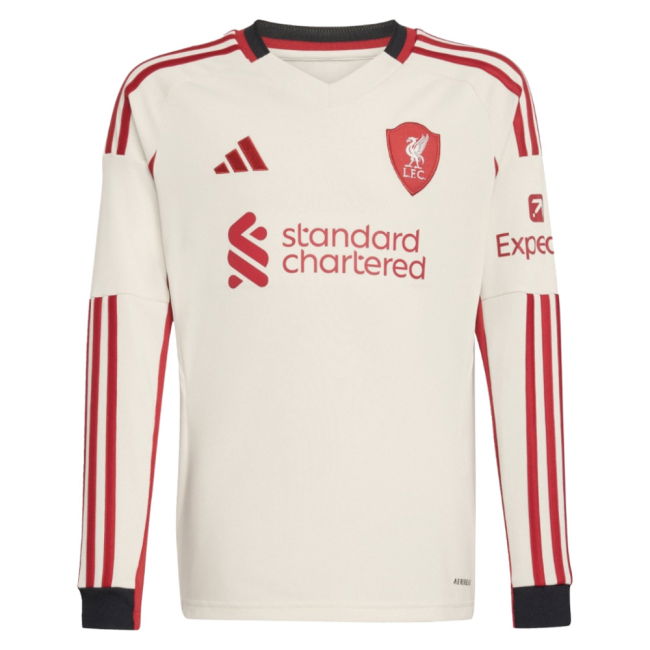 2025-2026 Liverpool Away Long Sleeve Shirt (Kids) (M.Salah 11)