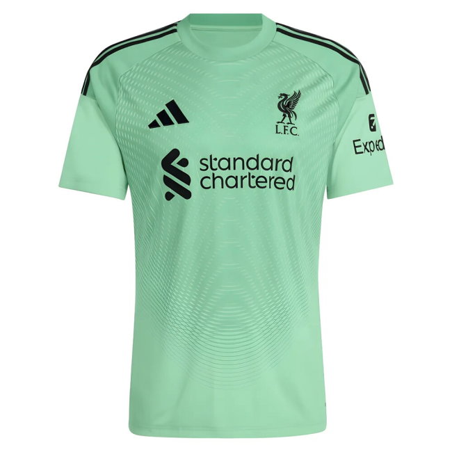 2025-2026 Liverpool Home Goalkeeper Shirt (Glory Mint) - Kids (A.Becker 1)