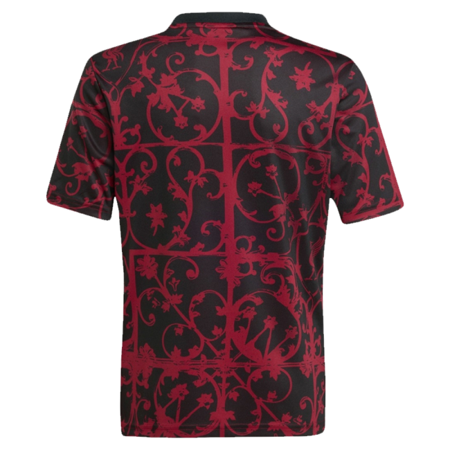 2025-2026 Liverpool Pre-Match Shirt (Black) - Kids (M.Salah 11)