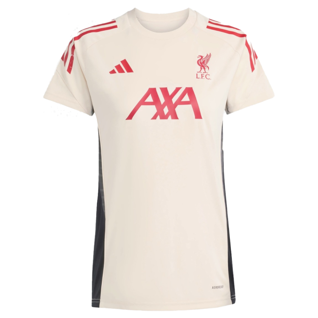 2025-2026 Liverpool Training Jersey (White) - Womens (M.Salah 11)