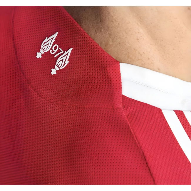2025-2026 Liverpool Authentic Long Sleeve Home Shirt (M.Salah 11)