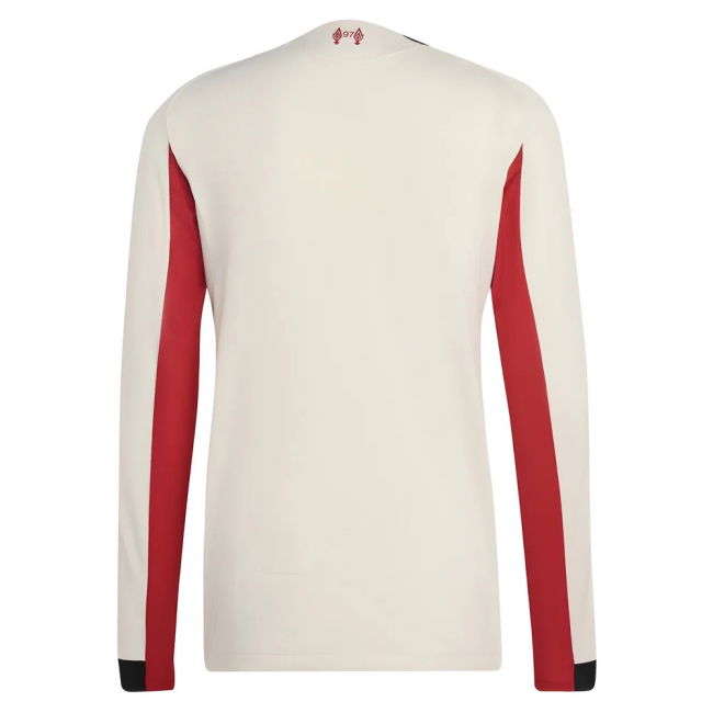 2025-2026 Liverpool Authentic Long Sleeve Away Shirt (M.Salah 11)