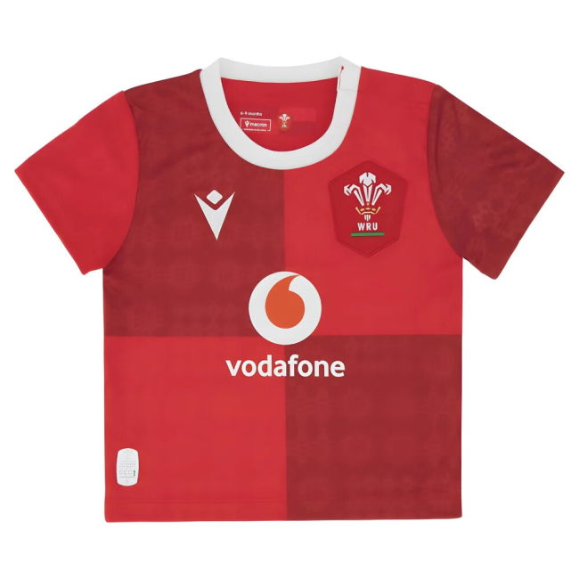 2025-2026 Wales WRU Home Baby Rugby Shirt (Your Name)