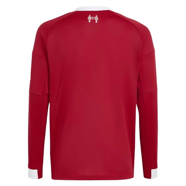 2025-2026 Liverpool Long Sleeve Home Shirt (Kids) (M.Salah 11)
