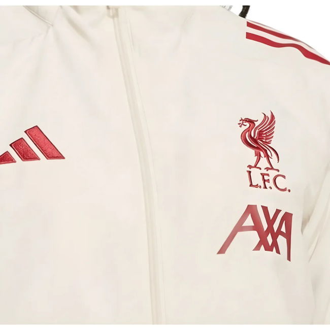 2025-2026 Liverpool Presentation Jacket (White) - Kids