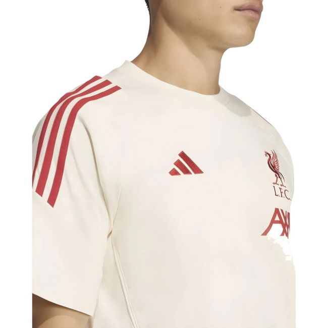 2025-2026 Liverpool Training Tee (White) (M.Salah 11)