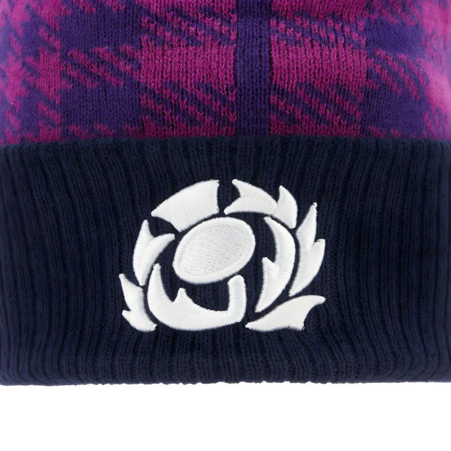 2025-2026 Scotland Rugby Pom Pom Beanie (Purple)