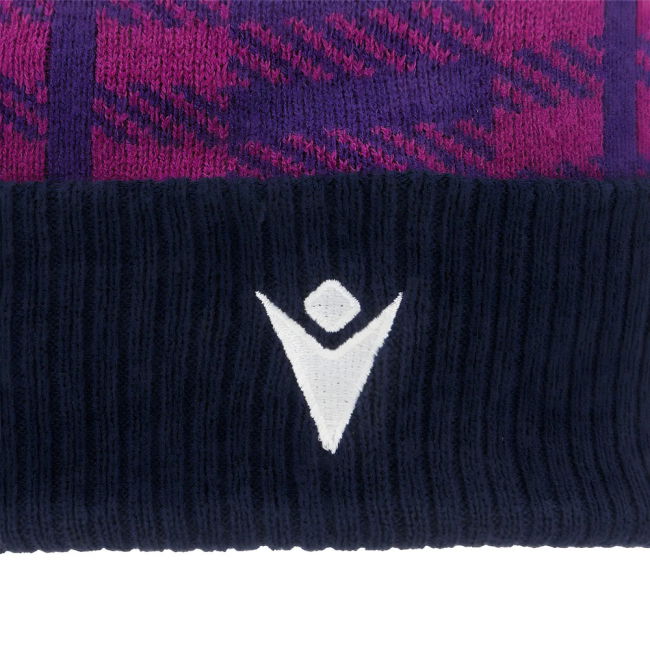 2025-2026 Scotland Rugby Pom Pom Beanie (Purple)