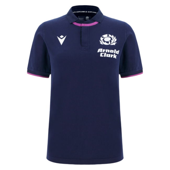 2025-2026 Scotland Home Cotton Rugby Shirt (Womens) (Your Name)