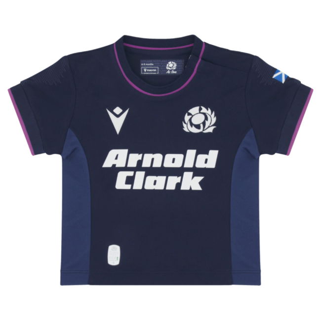 2025-2026 Scotland Rugby Home Baby Shirt (Your Name)