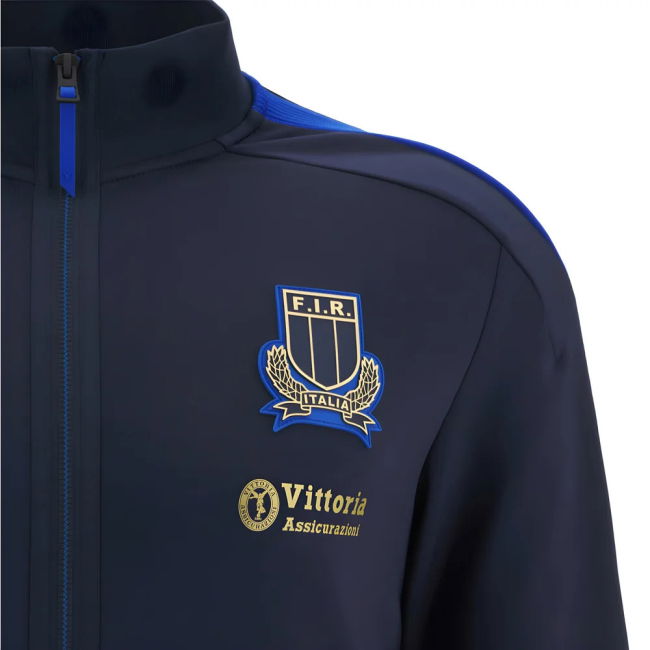 2025-2026 Italy Rugby Anthem Jacket (Navy)