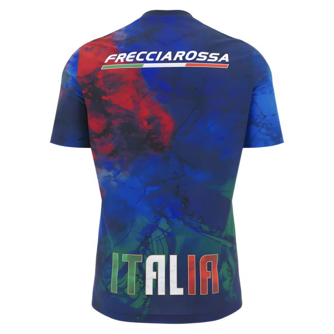 2025-2026 Italy Rugby Training Shirt (Navy)
