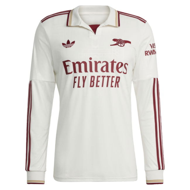 2025-2026 Arsenal Long Sleeve Third Shirt (Madueke 20)