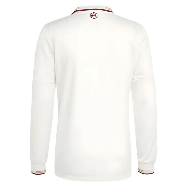 2025-2026 Arsenal Authentic Long Sleeve Third Shirt (Rice 41)