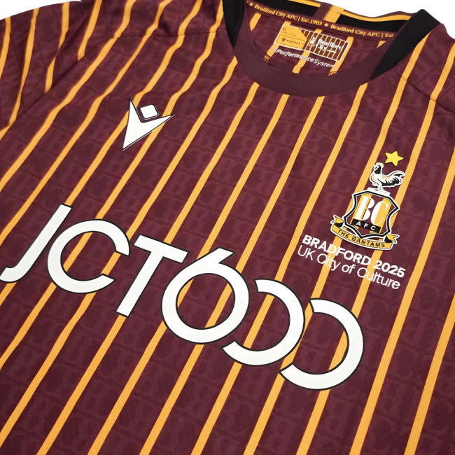 2025-2026 Bradford City Home Shirt