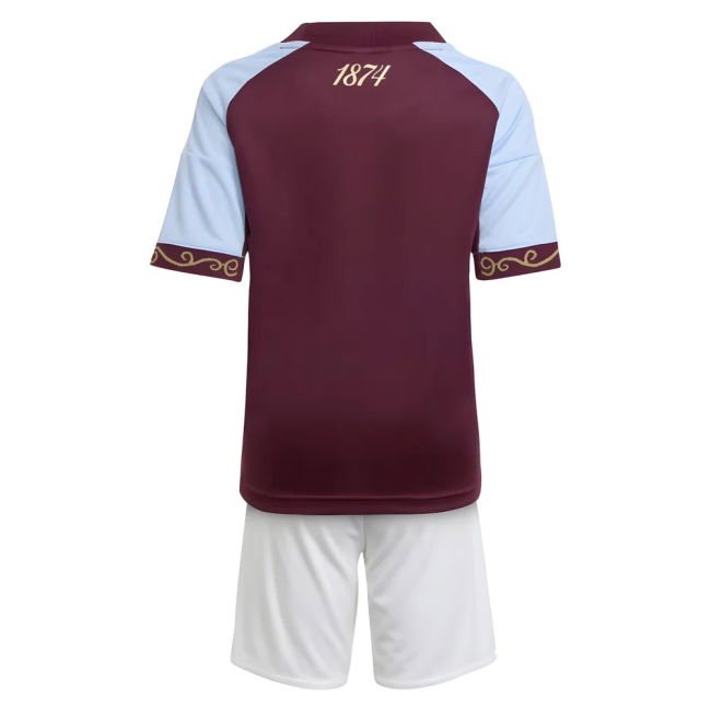 2025-2026 Aston Villa Home Mini Kit (Tielemans 8)