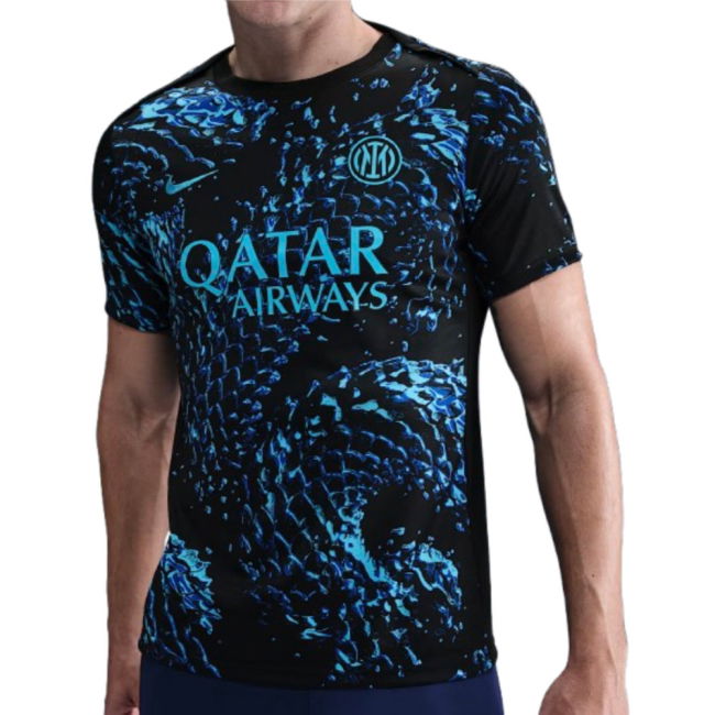 2025-2026 Inter Milan Pre Match Shirt (Black)