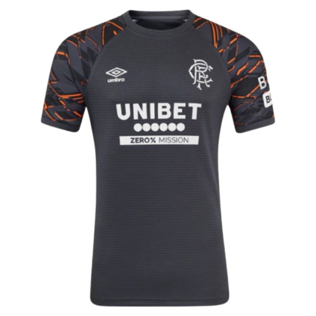 2025-2026 Rangers Away Goalkeeper Shirt (Black) (Your Name)