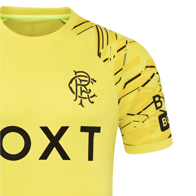 2025-2026 Rangers Home Goalkeeper Shirt (Yellow) - Kids