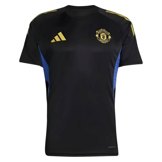 2025-2026 Man Utd EU Training Jersey (Black) - Kids (Garnacho 17)
