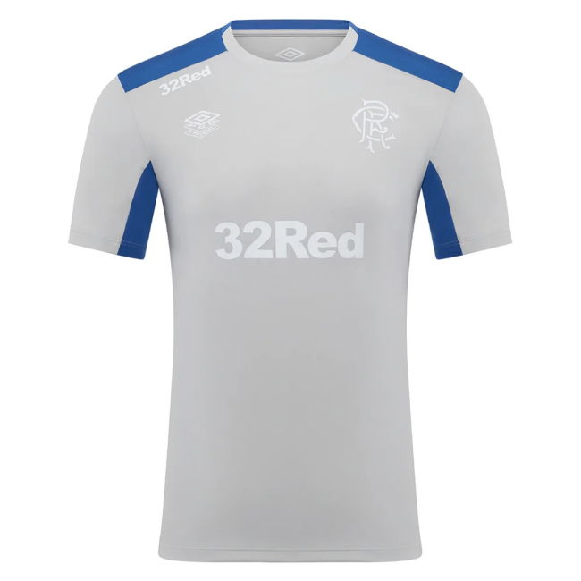 2025-2026 Rangers Training Short Sleeve Tee (Grey) (Your Name)