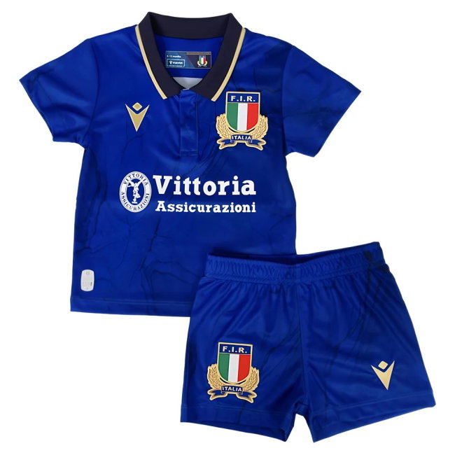 2025-2026 Italy Rugby FIR Home Mini Kit (Your Name)