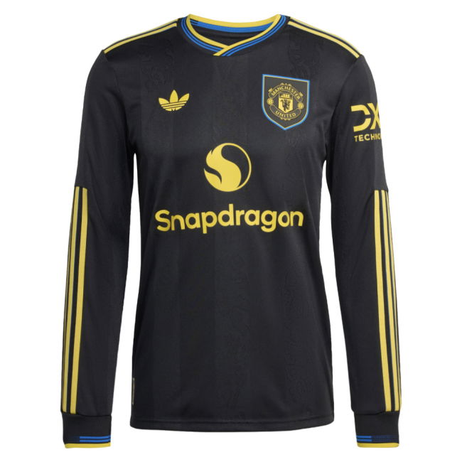 2025-2026 Man Utd Authentic Long Sleeve Third Shirt (Thomas 9)