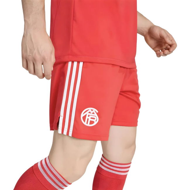 2025-2026 Bayern Munich Third Goalkeeper Shorts (Pure Ruby)