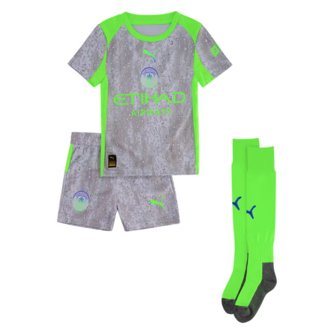 2025-2026 Man City Third Mini Kit (Silva 21)