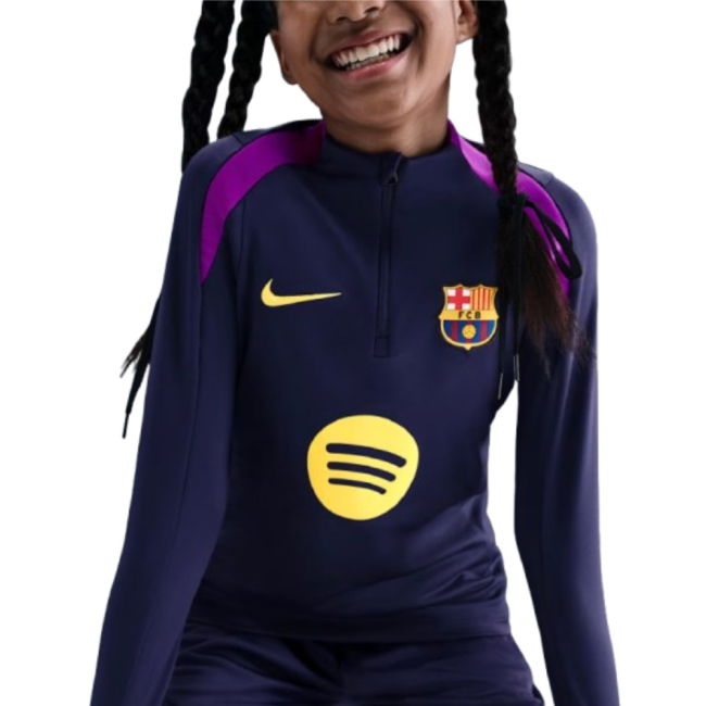 2025-2026 Barcelona Strike Drill Top (Purple) - Kids