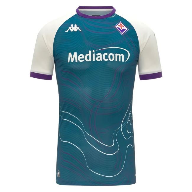 2025-2026 Fiorentina Pre Match Shirt (Turquoise) (Your Name)