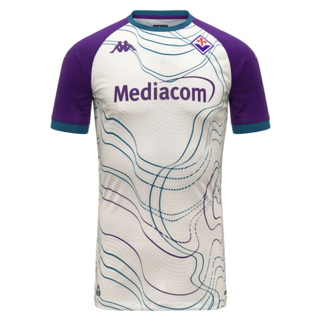 2025-2026 Fiorentina Pre Match Shirt (White-Violet) (Your Name)