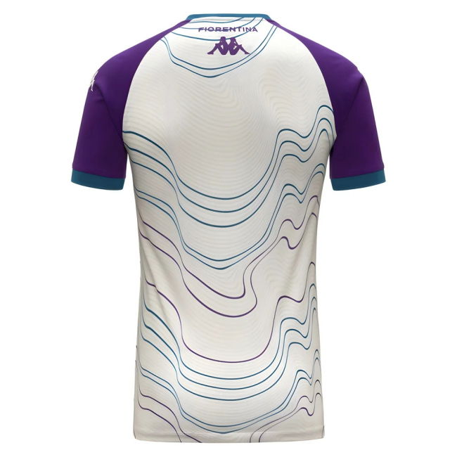 2025-2026 Fiorentina Pre Match Shirt (White-Violet)