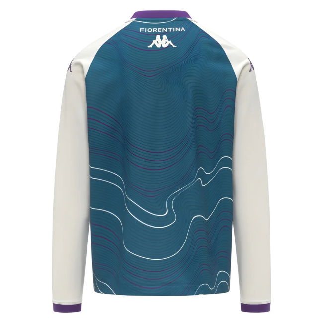 2025-2026 Fiorentina Pre Match Sweat Top (Turquoise)