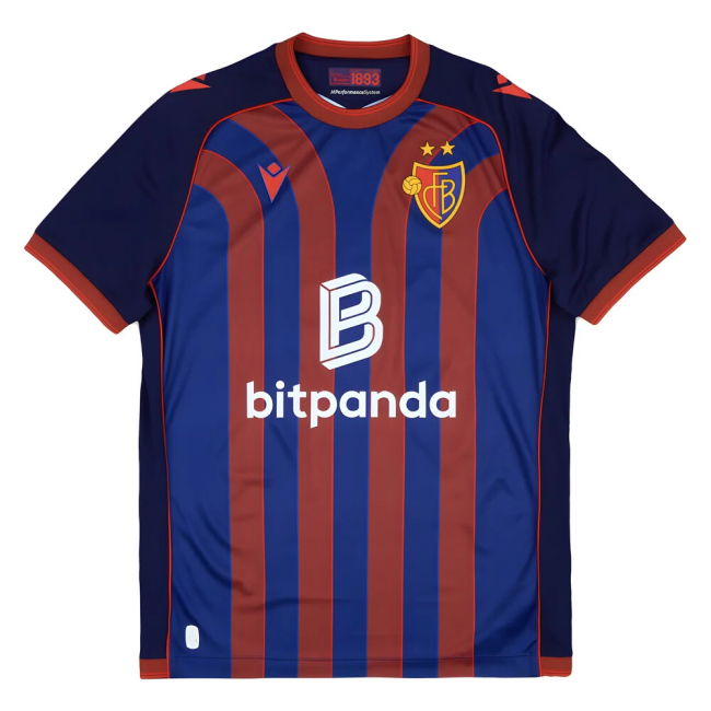 2025-2026 FC Basel Home Shirt (Your Name)