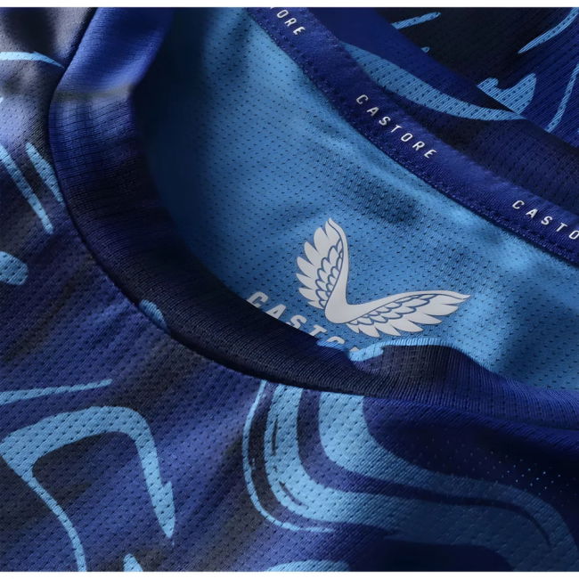 2025-2026 Everton Pre Match Short Sleeve Tee (Blue)