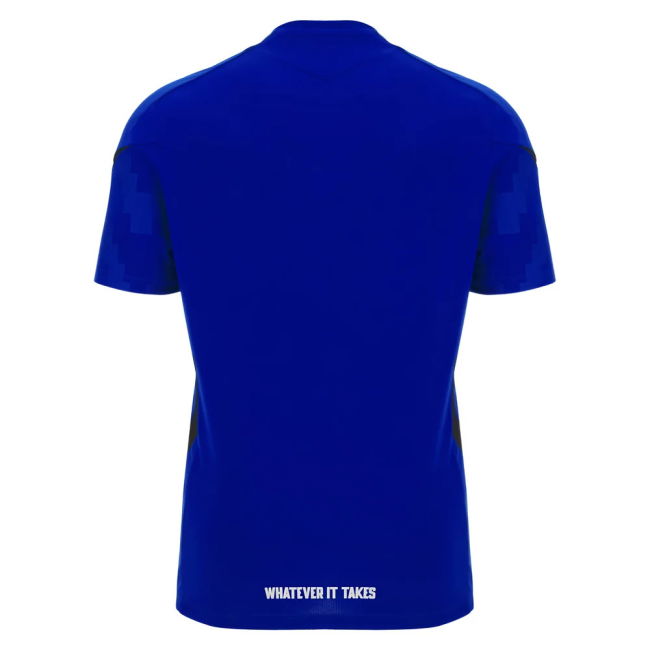 2025-2026 Glasgow Warriors Rugby Training Poly Shirt (Blue)