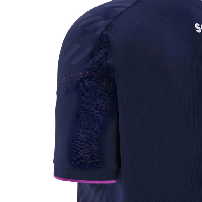 2025-2026 Scotland Rugby Travel Polo Shirt (Navy) - Kids