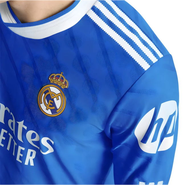 2025-2026 Real Madrid Authentic Long Sleeve Third Shirt