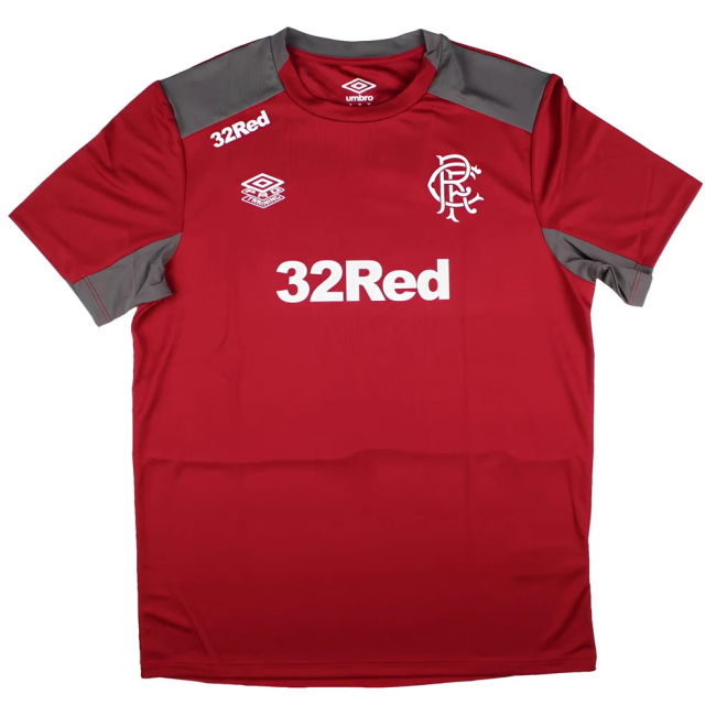 2025-2026 Rangers Pro Training Short Sleeve Tee (Rythmic Red) (Your Name)