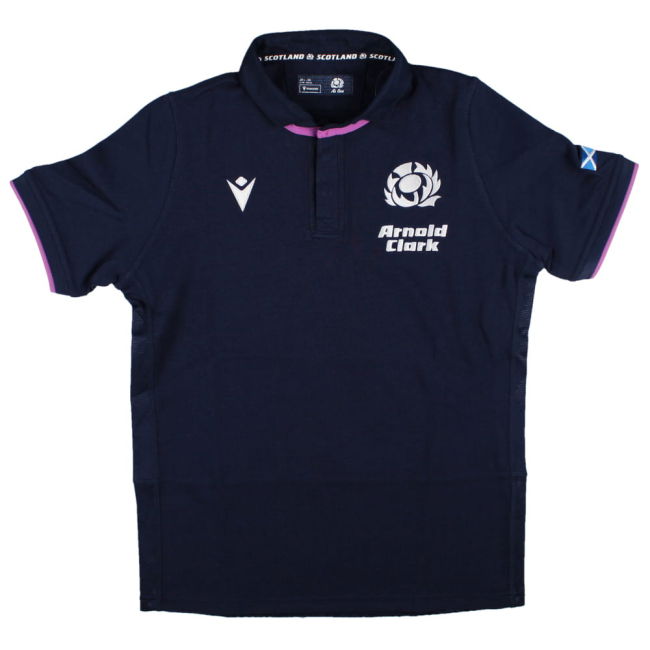 2025-2026 Scotland Home Cotton Rugby Shirt (Kids) (Your Name)