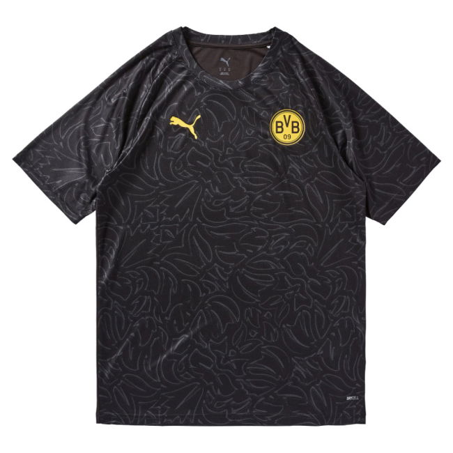 2025-2026 Borussia Dortmund Warm Up Jersey (Black) (Your Name)