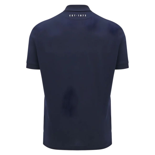 2025-2026 Edinburgh Rugby Travel Polo Shirt (Navy)