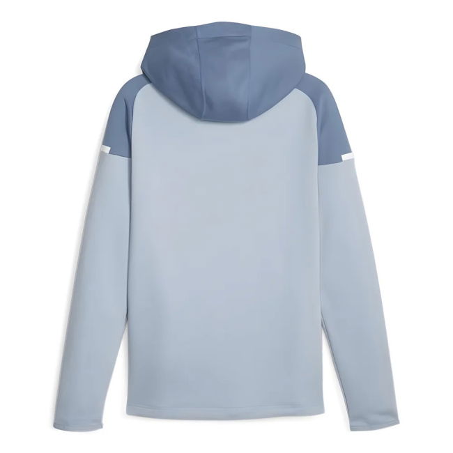 2023-2024 Man City Casuals Hooded Jacket (Blue Wash)