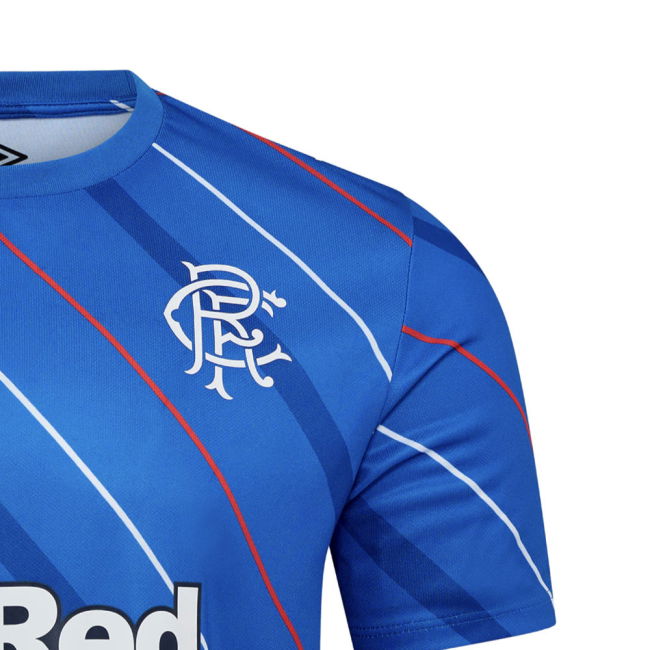 2025-2026 Rangers Home Pre Match Short Sleeve Tee (Lapis Blue)
