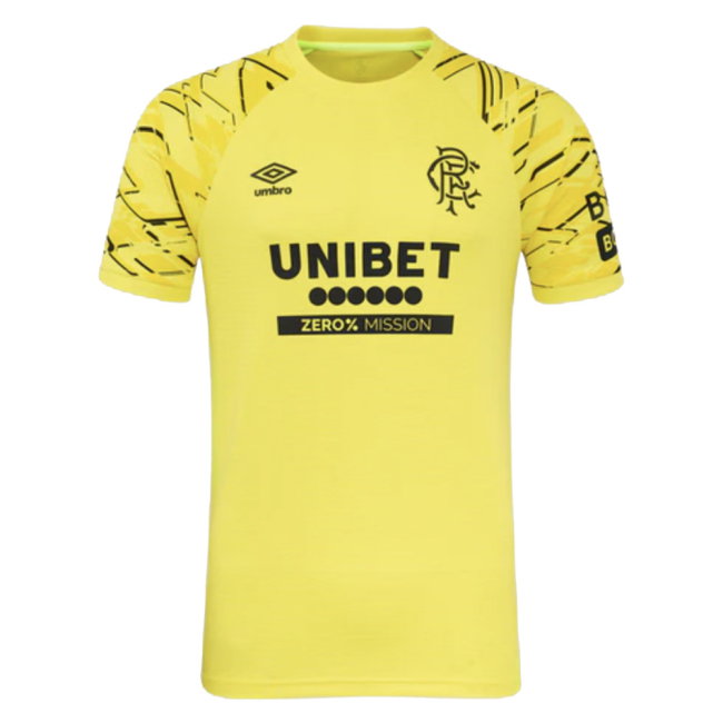 2025-2026 Rangers Home Goalkeeper Shirt (Yellow) (Your Name)